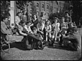 Frank Sinatra fans listen to his records in Wynyard Park, 1945.