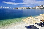 Turistorten Saranda i Joniska havet