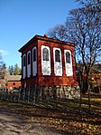 Klockstapeln vid Norns brukskapell, uppförd 1820.