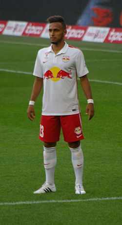 Mukhtar in 2015 als speler van Red Bull Salzburg