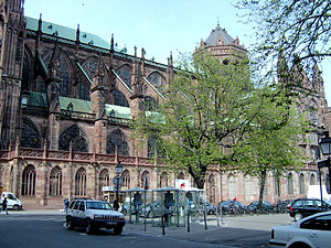 Deutsch: Seitenschiff des Straßburger Münsters