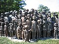 Memorial a los niños asesinados en Lidice.