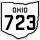 State Route 723 marker