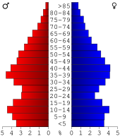 Bevolkingspiramide Pike County