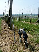 Vanne de distribution de l'irrigation en République tchèque.