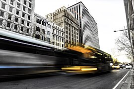 Adelaide CBD at peak hour