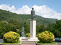 Monumento all'emigrante presso Cicagna, Liguria, Italia