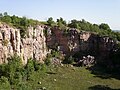 Blue Mounds State Park quartzite bedrock