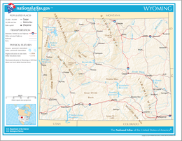 Wyoming – Mappa