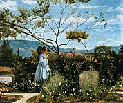 Tra i fiori del giardino, 1883