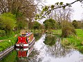 Image 29A boat on the Basingstoke Canal (from Portal:Hampshire/Selected pictures)