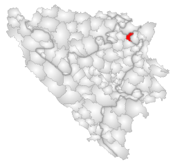 Location of Čelić