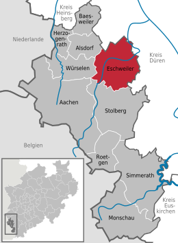 Eschweiler - Localizazion