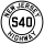 Route S40 marker