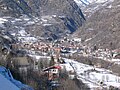 El vilatge de Saint-Étienne-de-Tinée, als Alps Occitans (Gavotina i comtat de Niça)