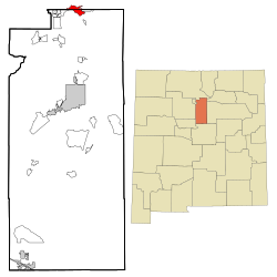 Location of Chimayo, New Mexico