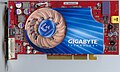 Gigabyte „GV-R80X256V“-AGP-Grafikkarte mit ATi Radeon X800 XT