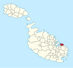 Lokasi di Malta