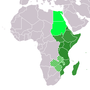 A(z) Kelet-Afrika lap bélyegképe