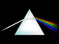 Black-background prism diffraction effect for Optics...