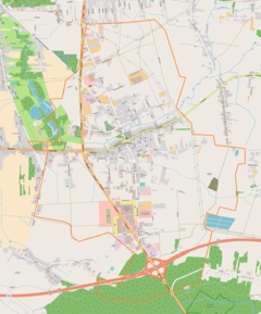 Localização de Rzgów na Polónia