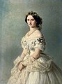 Princezna Luisa Pruská (1838–1923) s řádovým odznakem na mašli