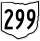 State Route 299 marker