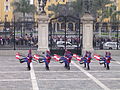 Cambio della guardia in Perù al palazzo presidenziale