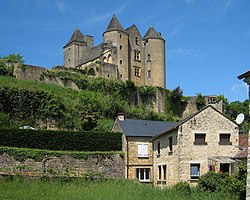 Skyline of Salignac-Eyvigues