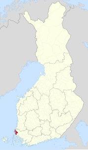 Uusikaupunki – Localizzazione