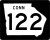 State Route 122 Connector marker