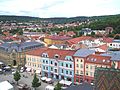 Blick vom Markt zum Stadtteil Ost