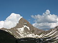 Wetterhorn (4 274 moh) ligger på grensen mellom Ouray og Hinsdale County