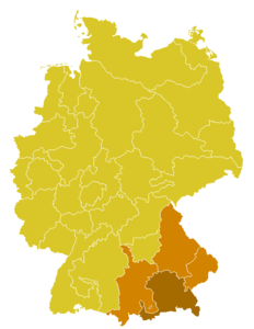 Koartn vo da Kiraprovinz Minga und Freising