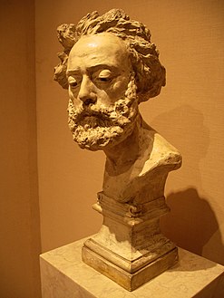 Buste de Bruno Chérier (1874), plâtre, Lisbonne, musée Calouste-Gulbenkian.