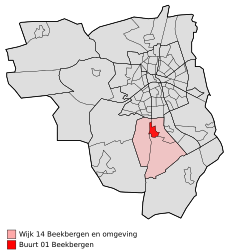 Lage von Beekbergen in der Gemeinde Apeldoorn