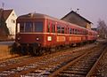 VT 103 of the SWEG at Odenheim station (1990)