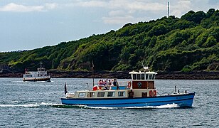 Queen of Falmouth, St Mawes ferry returning to Falmouth