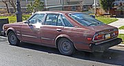 Thumbnail for File:1980 Toyota Corona Luxury Edition Liftback in brown, rear left.jpg