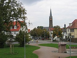 Skyline of Lambsheim