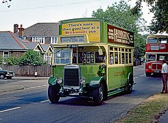 Southdown Leyland Titan TD1 open top UF 4813