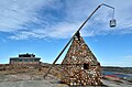 Vippefyret og den gamle restaurant på Verdens ende set fra syd mod nord