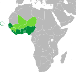       Üye ülkeler       Üyeliği Askıya Alınan Ülkeler Batı Afrika Ülkeleri Ekonomik Topluluğu ülkeleri