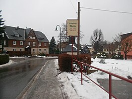 Zicht op de Hauptstraße