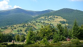 Bihoro kalnų panorama