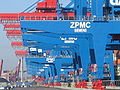 HHLA Container-Terminal Altenwerder, erstes voll automatisiertes Terminal weltweit (Foto von 2007)