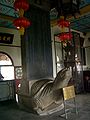 南京市大鐘亭にある「聖諭碑」（康熙帝の行幸を記念した碑）。