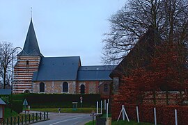 The church in Hermeville