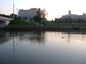 De Svislatsj ter hoogte van Minsk