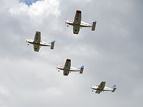 Antwerp - Formacijsko letenje Piper PA-28